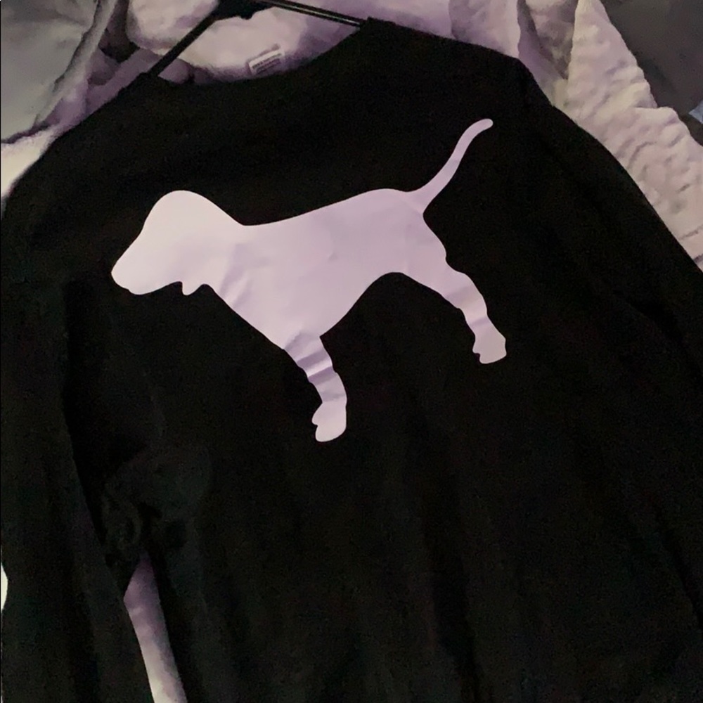PINK black long sleeve